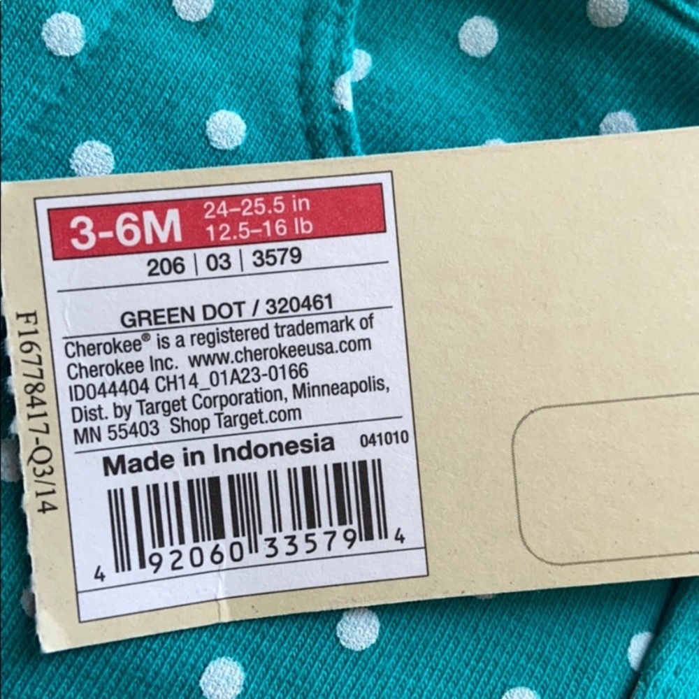 Cherokee polka dot pants. NWT - Picture 5 of 5